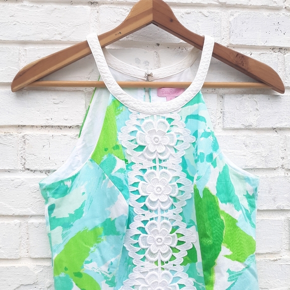 Lilly Pulitzer Pearl Shift Dress in Poolside Blue - Picture 3 of 9